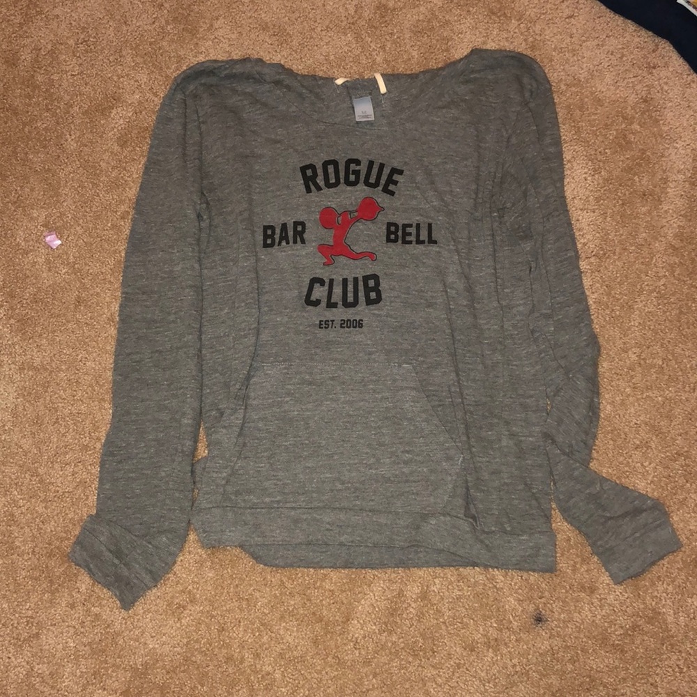Rogue bar bell club hoodie